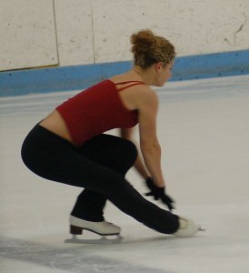 patinar sobre hielo para adelgazar