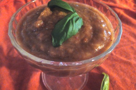 sopa de tomate y albahaca para adelgazar disfrutando